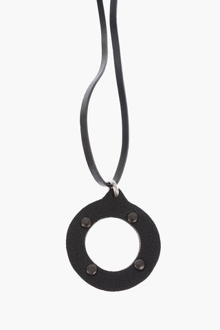 leather N-JAP necklace