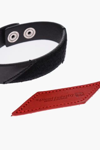 leather A-PATCH bracelet