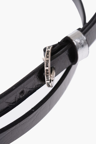 10mm faux leather slim fit B-EVER belt