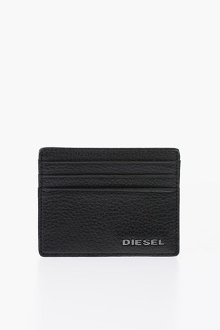 textured leather JOHNAS I card holder
