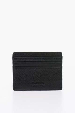 textured leather JOHNAS I card holder