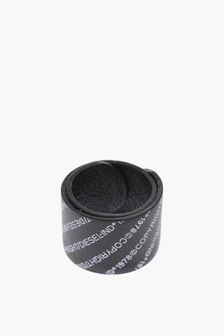 Leather A-COPIRY clap bracelet