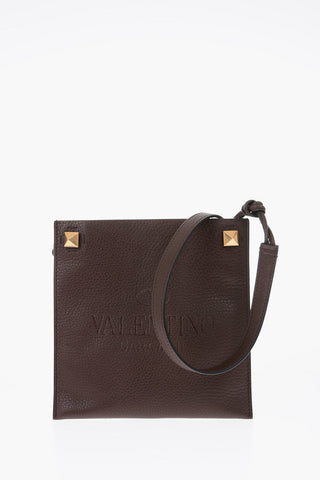 Leather ROMAN STUD Crossbody Bag