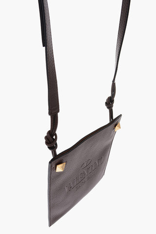 Leather ROMAN STUD Crossbody Bag