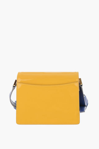 Patent Leather Shoulder Bag with Adjustable Shoulder Strap
