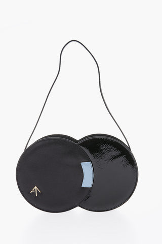 TWIST Shoulder Bag with Patent Leather Details