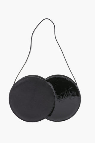 TWIST Shoulder Bag with Patent Leather Details