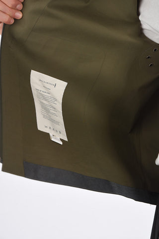 Giubbotto con Cappuccio EDDLESTONE RAW EDGE in Cotone Cerato