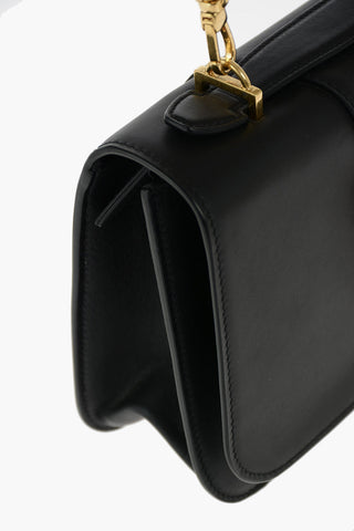 leather VIRTUS Shoulder bag wih detachable chain shoulder strap