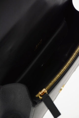 leather VIRTUS Shoulder bag wih detachable chain shoulder strap