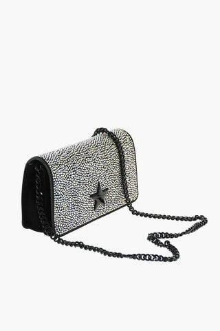 Velvet STELLA STAR Shoulder Bag with Jewel Applications