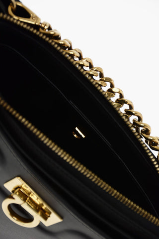 Borsa a Spalla in Pelle con 3 Scompartimenti