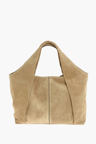 Suede Tote Shoulder Bag