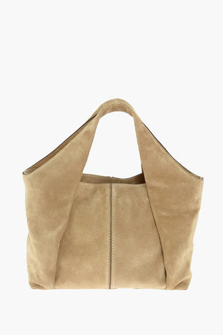 Suede Tote Shoulder Bag