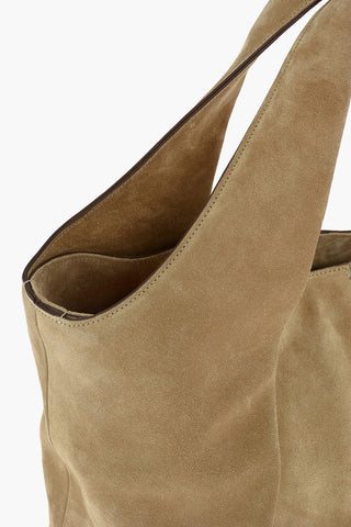 Suede Tote Shoulder Bag