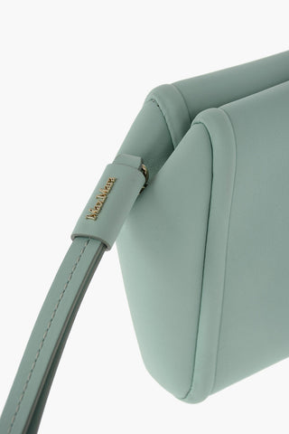 Leather ELSA Handbag with Adjustable Shoulder Strap and Wrist Handle