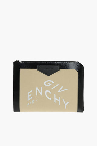Two Tone Pouch with Printed Logo