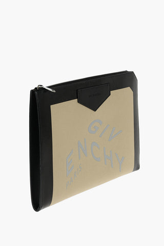 Two Tone Pouch with Printed Logo