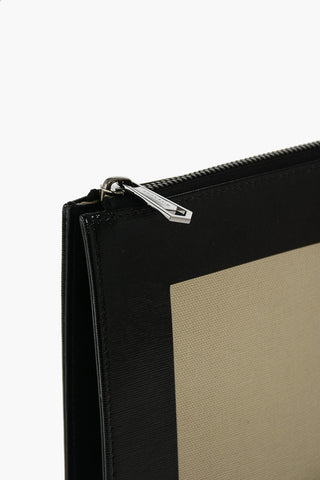 Two Tone Pouch with Printed Logo