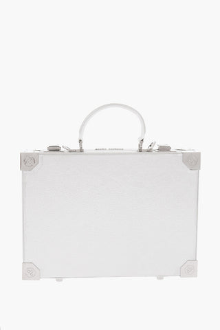 leather glitter Box Bag Original bag