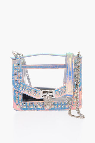COUTURE studded reflective top bag