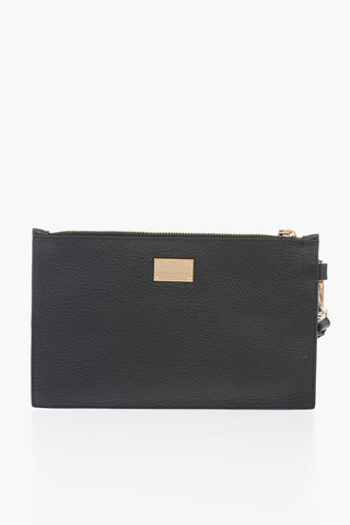 COUTURE leather printed K-14 pochette with studs