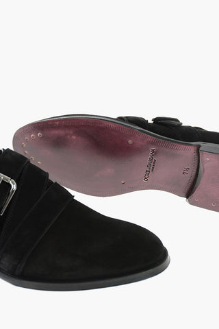 Suede GIOTTO Monk Strap Shoes
