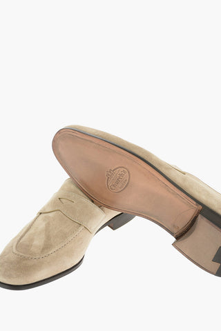 DUNDRIDGE Suede Penny Loafers