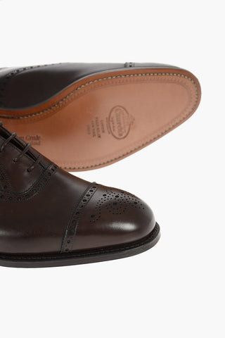 Lace Up DIPLOMAT Brogue Leather Derby Shoes
