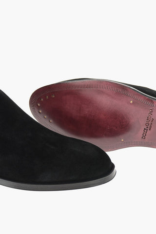 Suede GIOTTO Chelsea Booties with Inner Zip