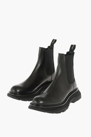 Leather Chelsea Booties