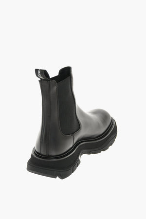 Leather Chelsea Booties