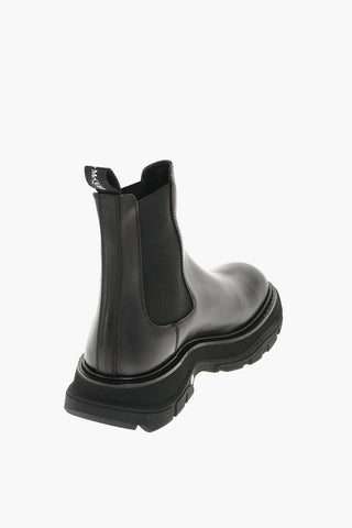 Leather Chelsea Booties