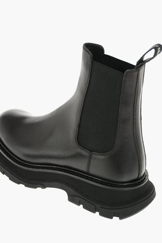 Leather Chelsea Booties