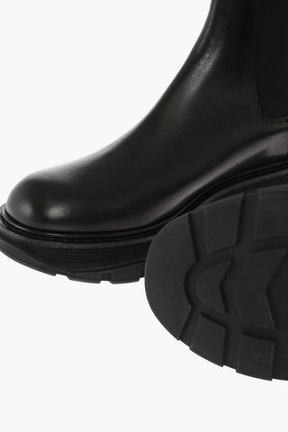 Leather Chelsea Booties