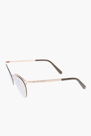 glitter mirrored lenses cat eye PARIS sunglasses