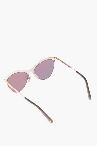 glitter mirrored lenses cat eye PARIS sunglasses