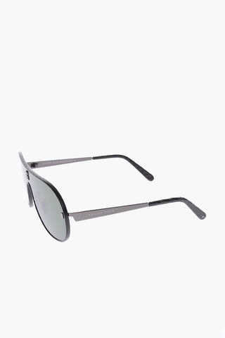 leather trimmings shield TARGET sunglasses