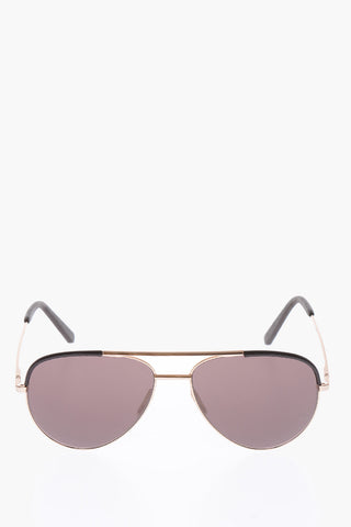 leather trimmings aviator CATEGORY Sunglasses