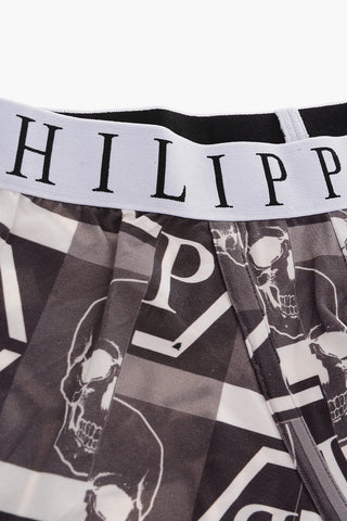 HOMME stretch cotton ALL SKULLS Boxer