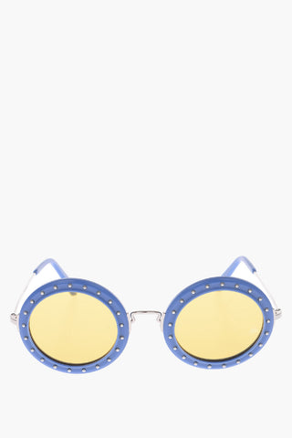 Round OLIVIA sunglasses with studs