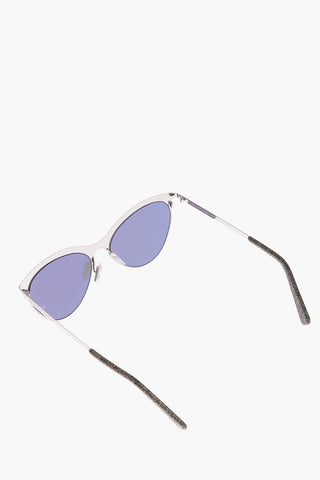 occhiali da sole PARIS cat eye glitter con lenti specchiate