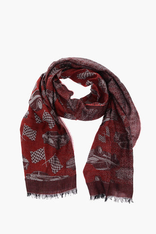printed ADAM scarf