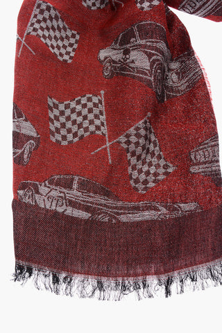 printed ADAM scarf