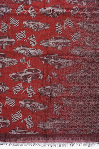 printed ADAM scarf