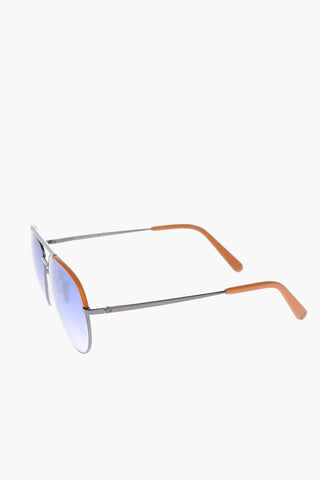 leather trimmings aviator CATEGORY Sunglasses