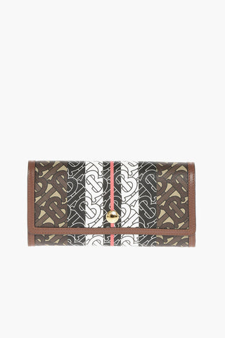 Monogram Wallet with Purse and Card Holder