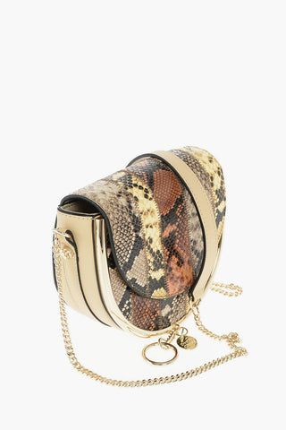 SEE BY Mini Bag MARA in Pelle Stampa Rettile