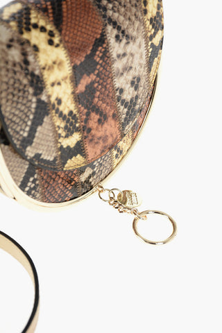 SEE BY Mini Bag MARA in Pelle Stampa Rettile