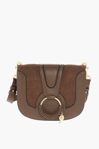 SEE BY Borsa Saddle a Spalla MARA in Pelle con Inserto in Suede